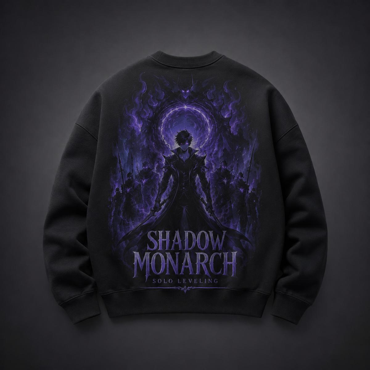 Sung Jin-Woo Solo Leveling Anime Sweatshirt - Shadow Monarch