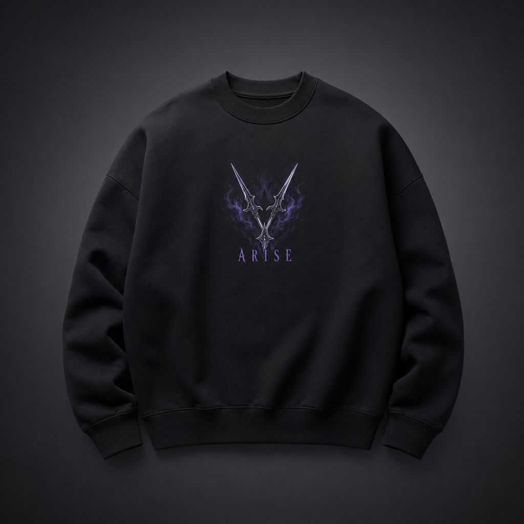 Sung Jin-Woo Solo Leveling Anime Sweatshirt - Shadow Monarch