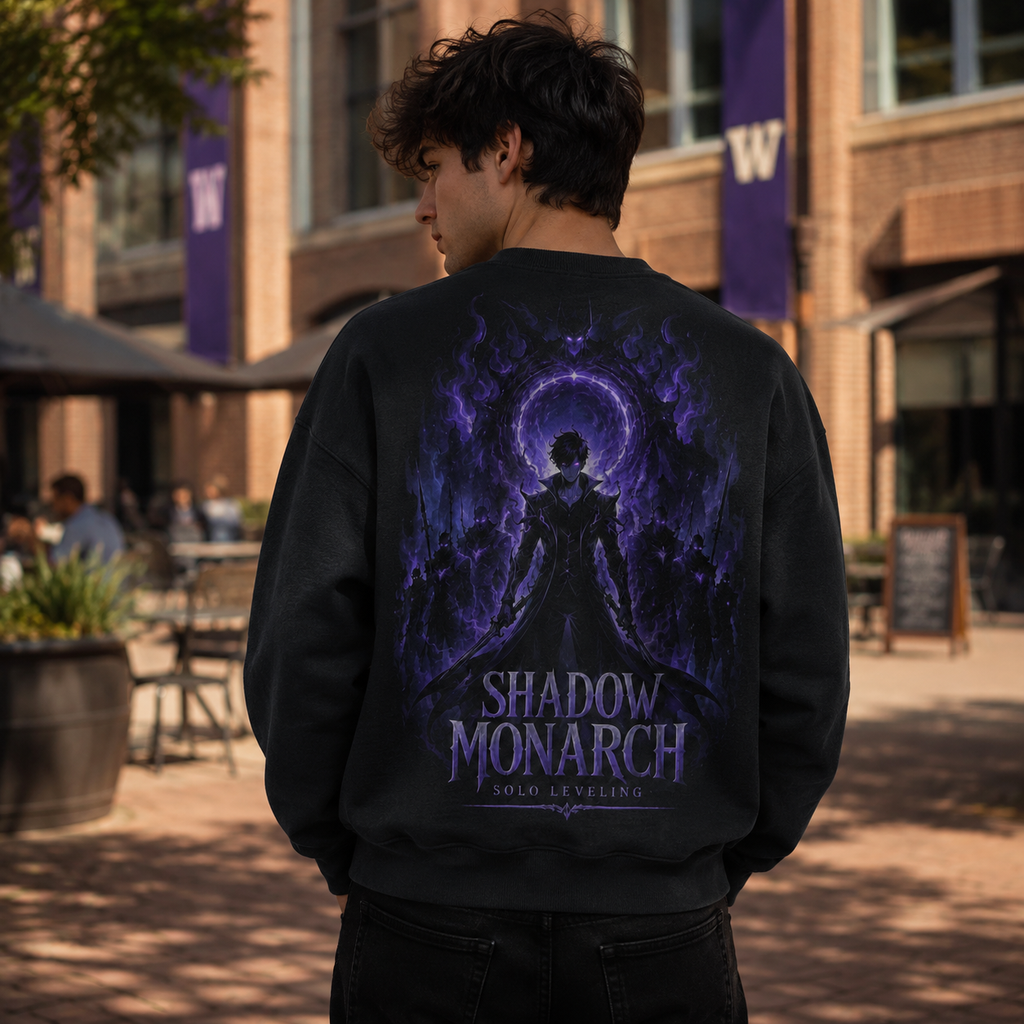 Sung Jin-Woo Solo Leveling Anime Sweatshirt - Shadow Monarch