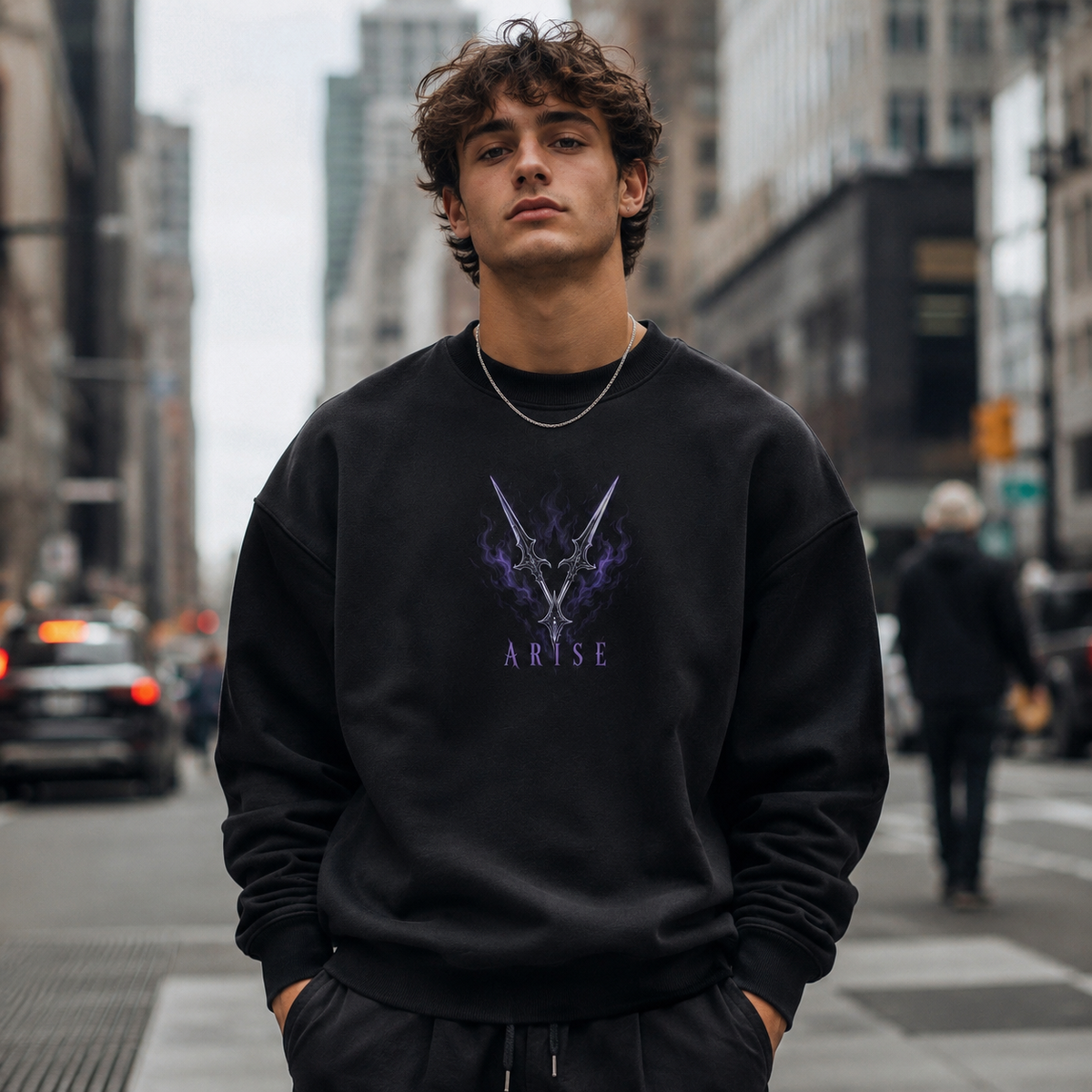 Sung Jin-Woo Solo Leveling Anime Sweatshirt - Shadow Monarch
