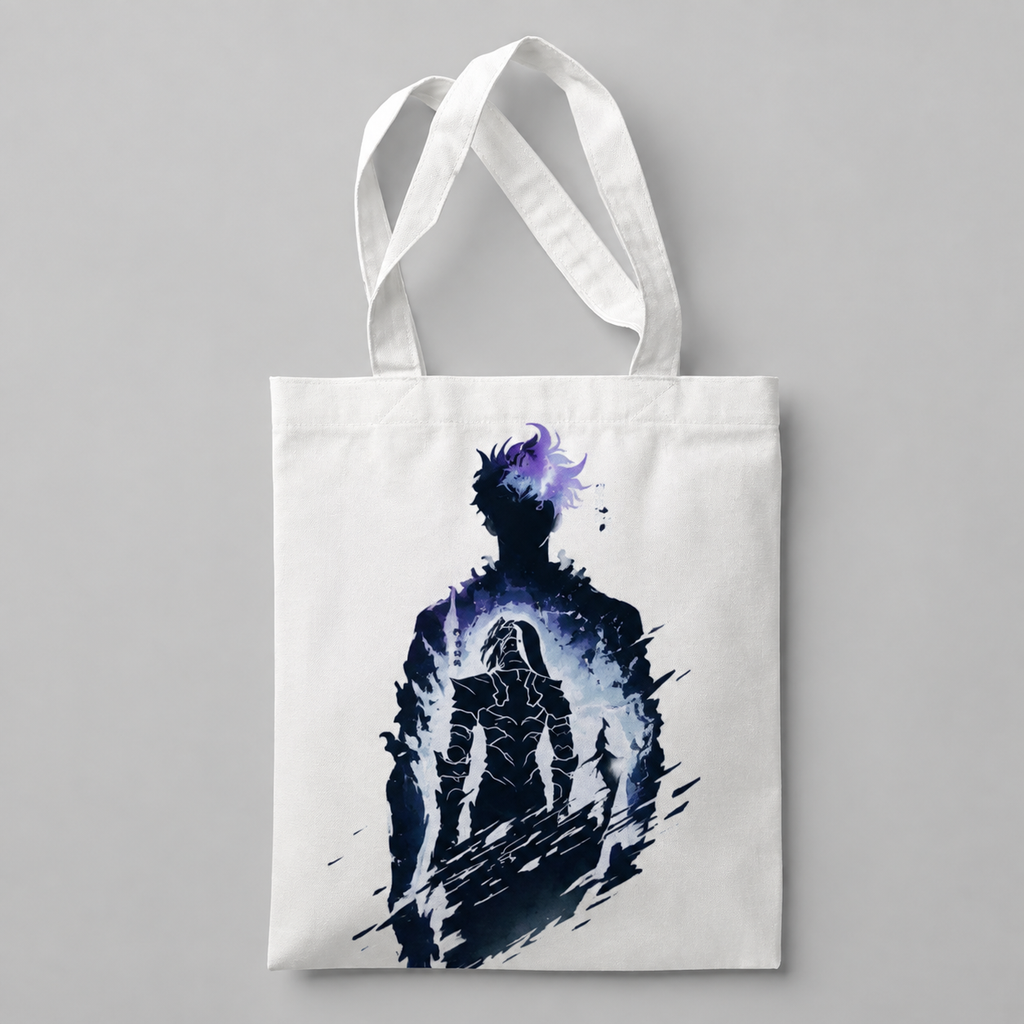 Sung Jin-Woo Solo Leveling Anime Canvas Tote Bag - Shadow Within