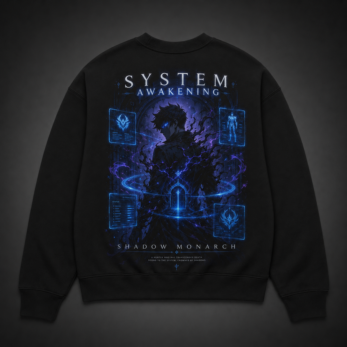 Sung Jin-Woo Solo Leveling Anime Sweatshirt - System Awakening
