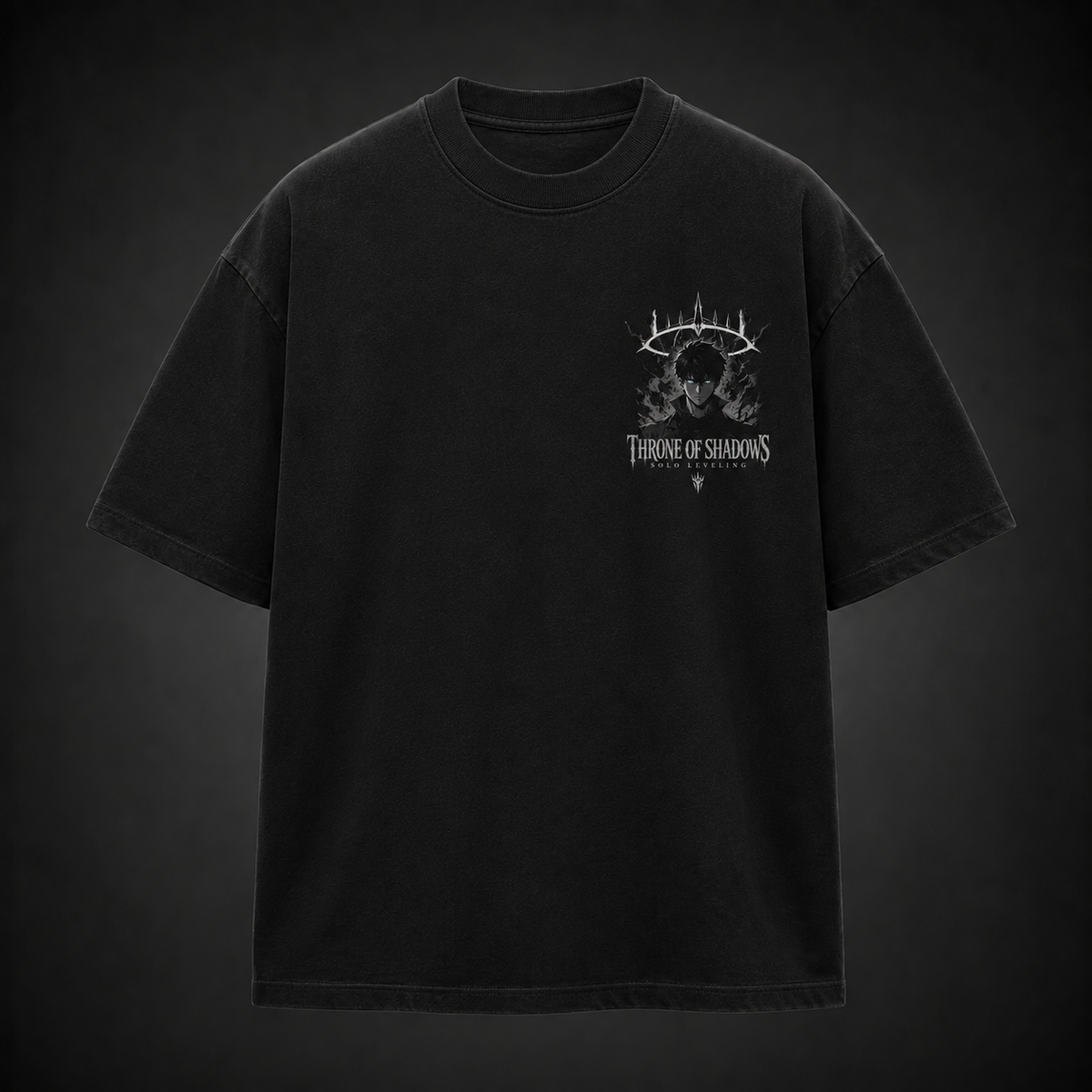 Sung Jin-Woo Solo Leveling Anime Graphic Tee - Throne Of Shadows