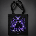 Sung Jin-Woo Solo Leveling Anime Canvas Tote Bag - Violet Awakening