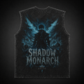 Sung Jin-Woo Solo Leveling Anime Tank Top - Winged Monarch Acid Wash Vest