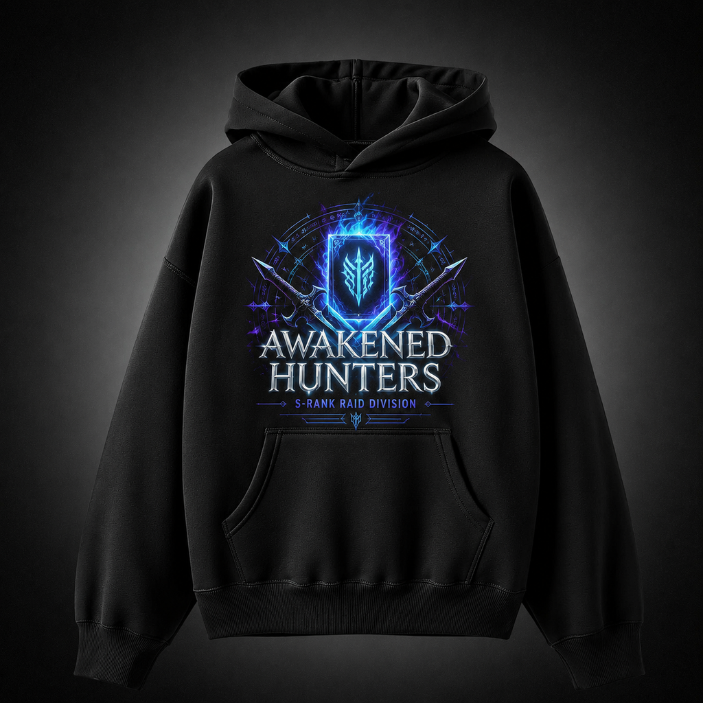 Sung Jinwoo Solo Leveling Anime Hoodie - Awakened Hunters Gate