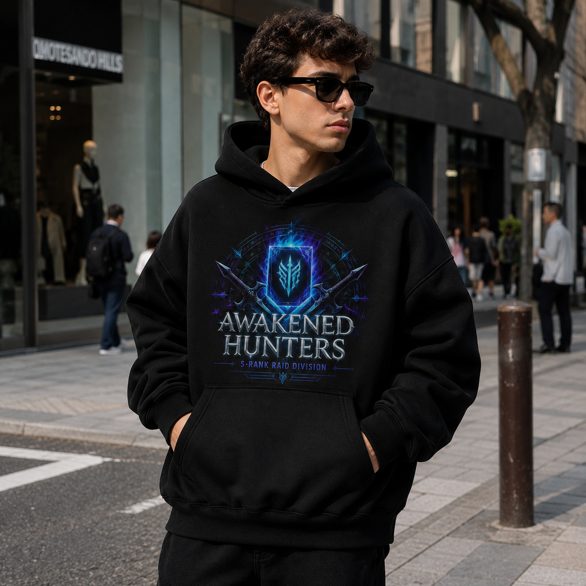 Sung Jinwoo Solo Leveling Anime Hoodie - Awakened Hunters Gate