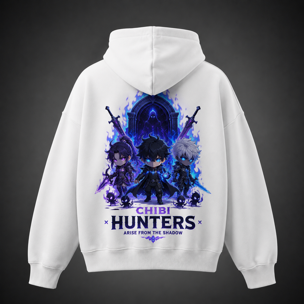 Sung Jinwoo Solo Leveling Anime Hoodie - Chibi Hunters Arise