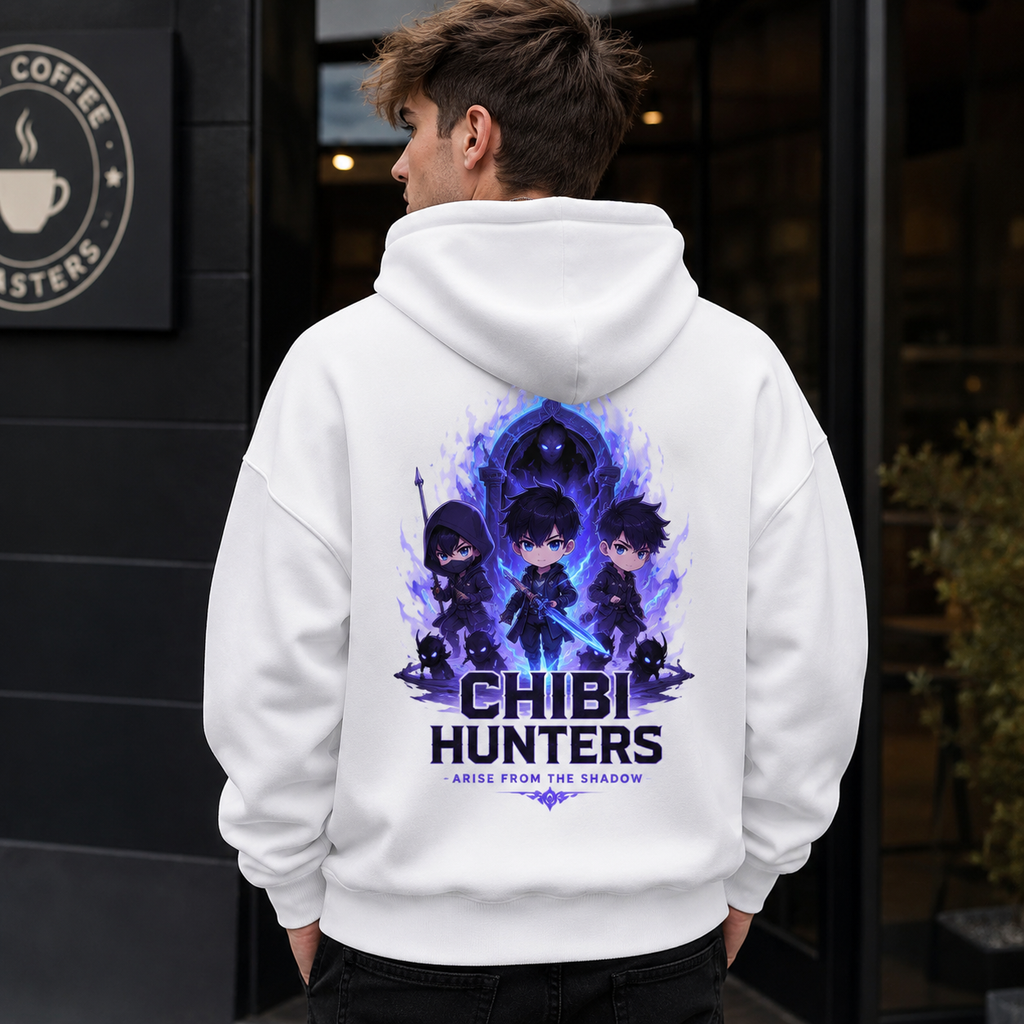 Sung Jinwoo Solo Leveling Anime Hoodie - Chibi Hunters Arise