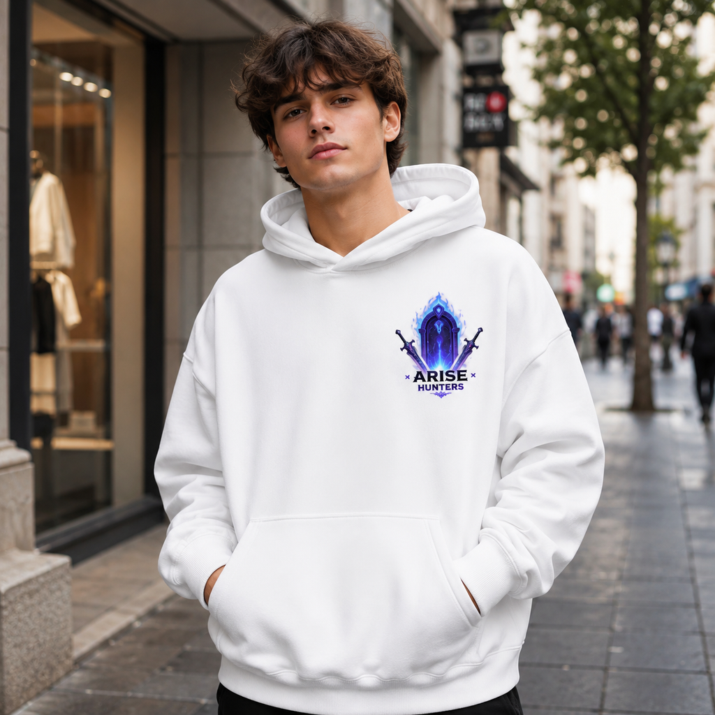 Sung Jinwoo Solo Leveling Anime Hoodie - Chibi Hunters Arise