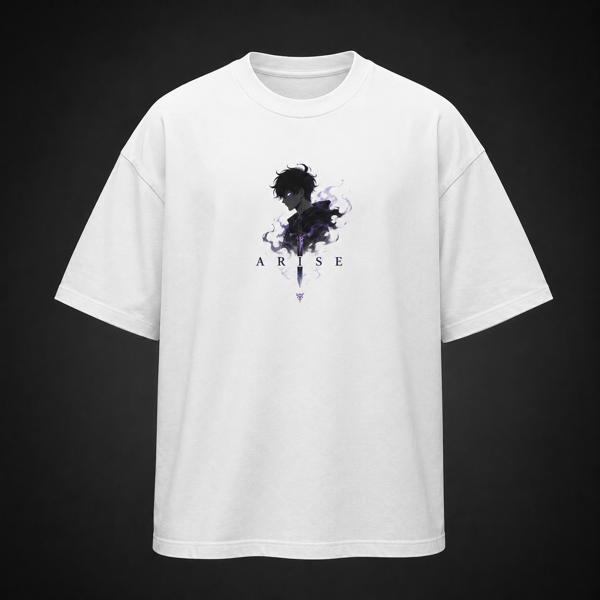 Sung Jinwoo Solo Leveling Anime Graphic Tee - Monarch Of Shadows