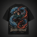 Tanjiro Kamado Demon Slayer Anime Graphic Tee - Breath Of Resolve