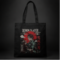 Tanjiro Kamado Demon Slayer Anime Canvas Tote Bag - Crimson Sun Tanjiro