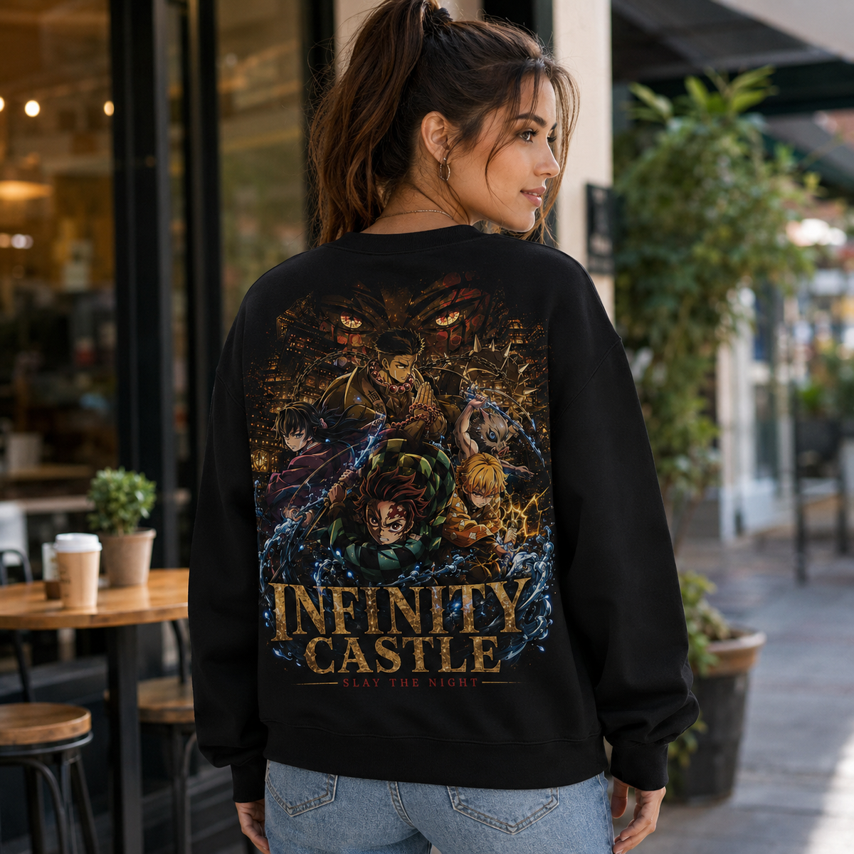 Tanjiro Kamado Demon Slayer Anime Sweatshirt - Slay The Night