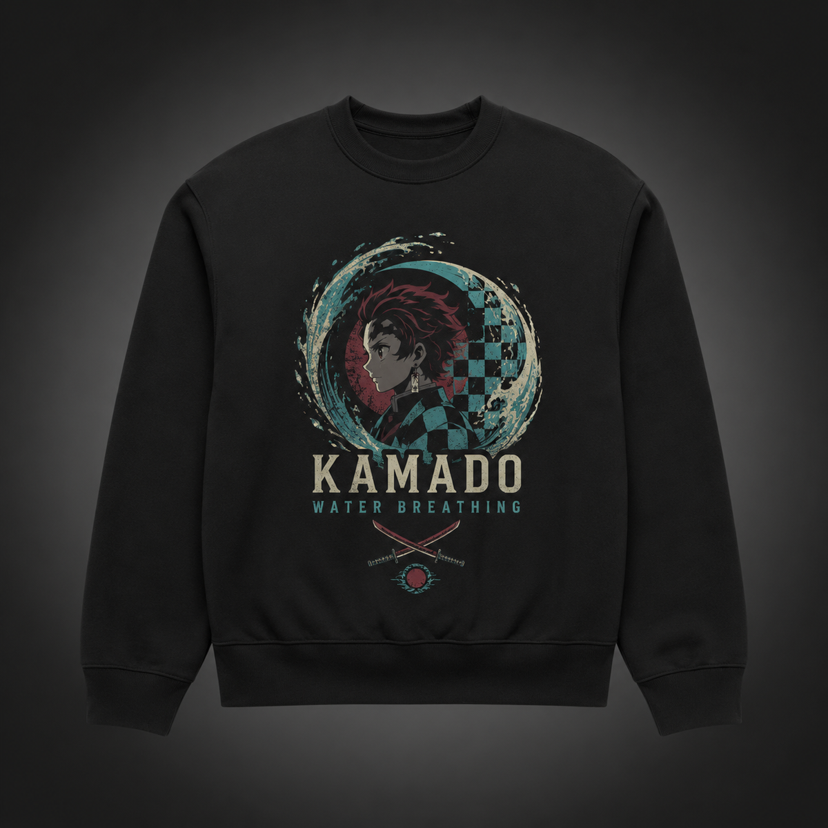 Tanjiro Kamado Demon Slayer Anime Sweatshirt - Water Breathing Surge