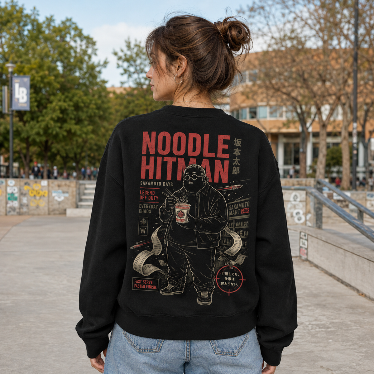 Taro Sakamoto Sakamoto Days Anime Sweatshirt - Noodle Hitman