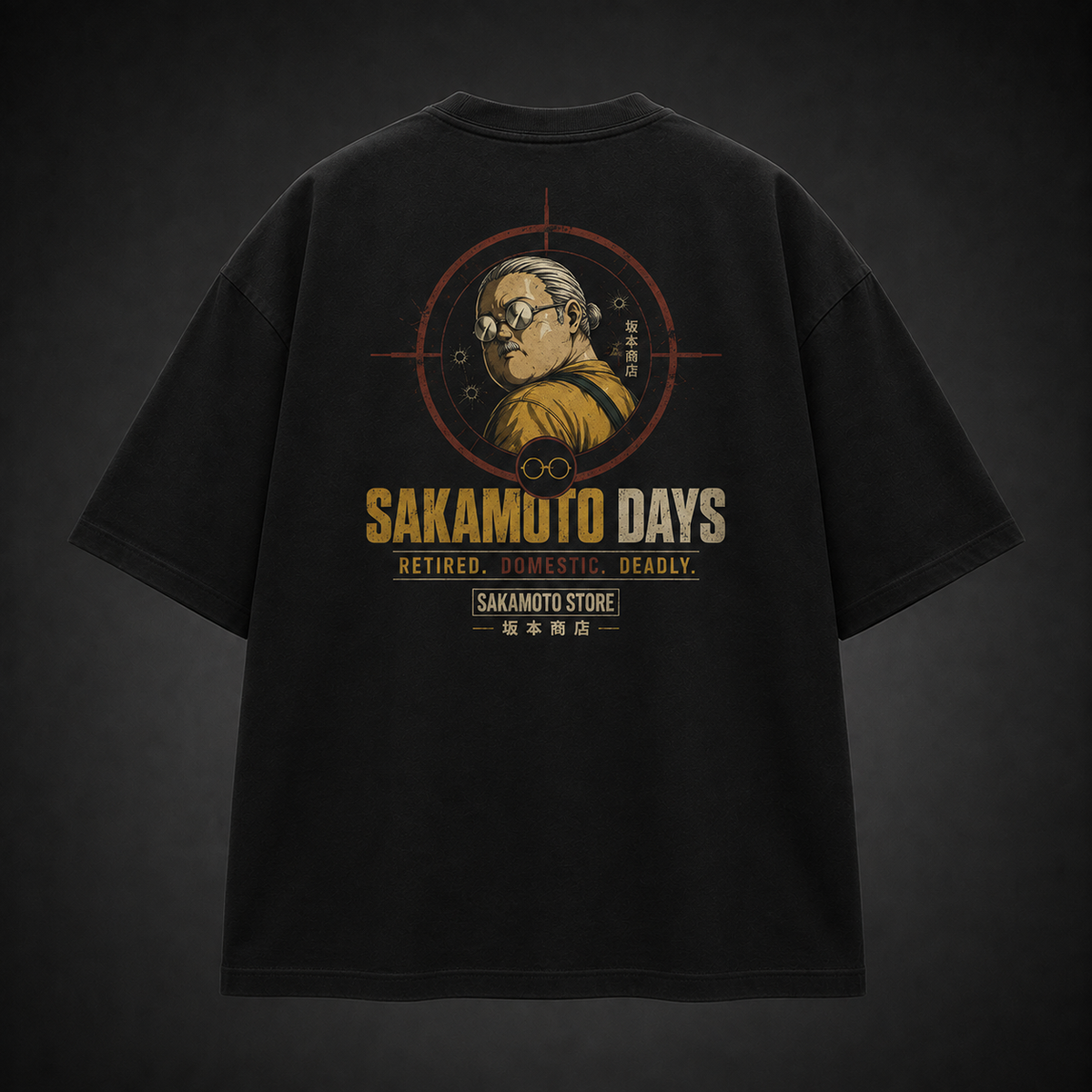 Taro Sakamoto Sakamoto Days Anime Graphic Tee - Retired Domestic Deadly