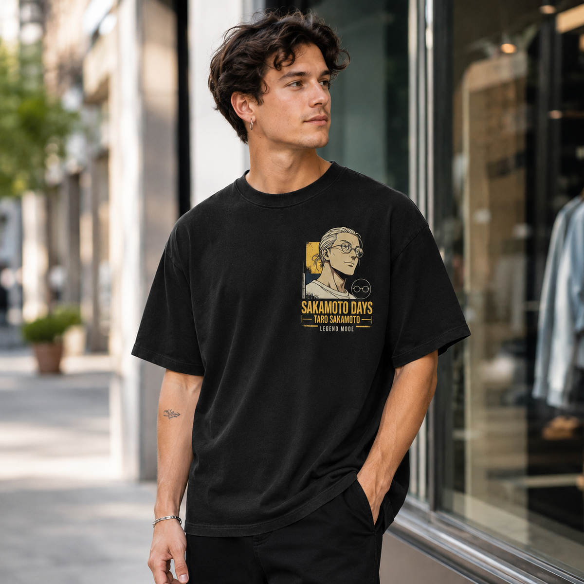 Taro Sakamoto Sakamoto Days Anime Graphic Tee - The Strongest Legend