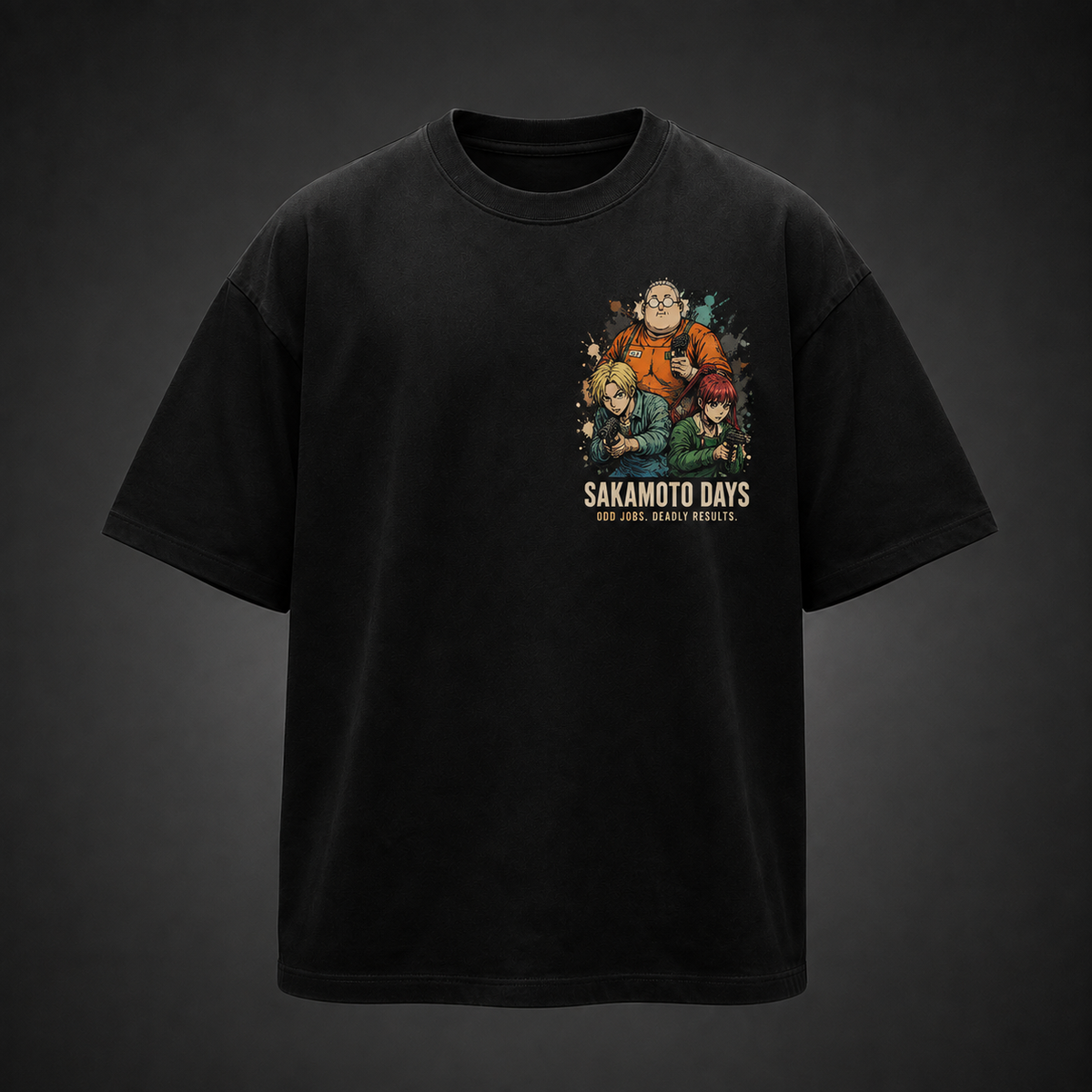 Taro Sakamoto & Shin Asakura Sakamoto Days Anime Graphic Tee - From Shopkeeper To Legend