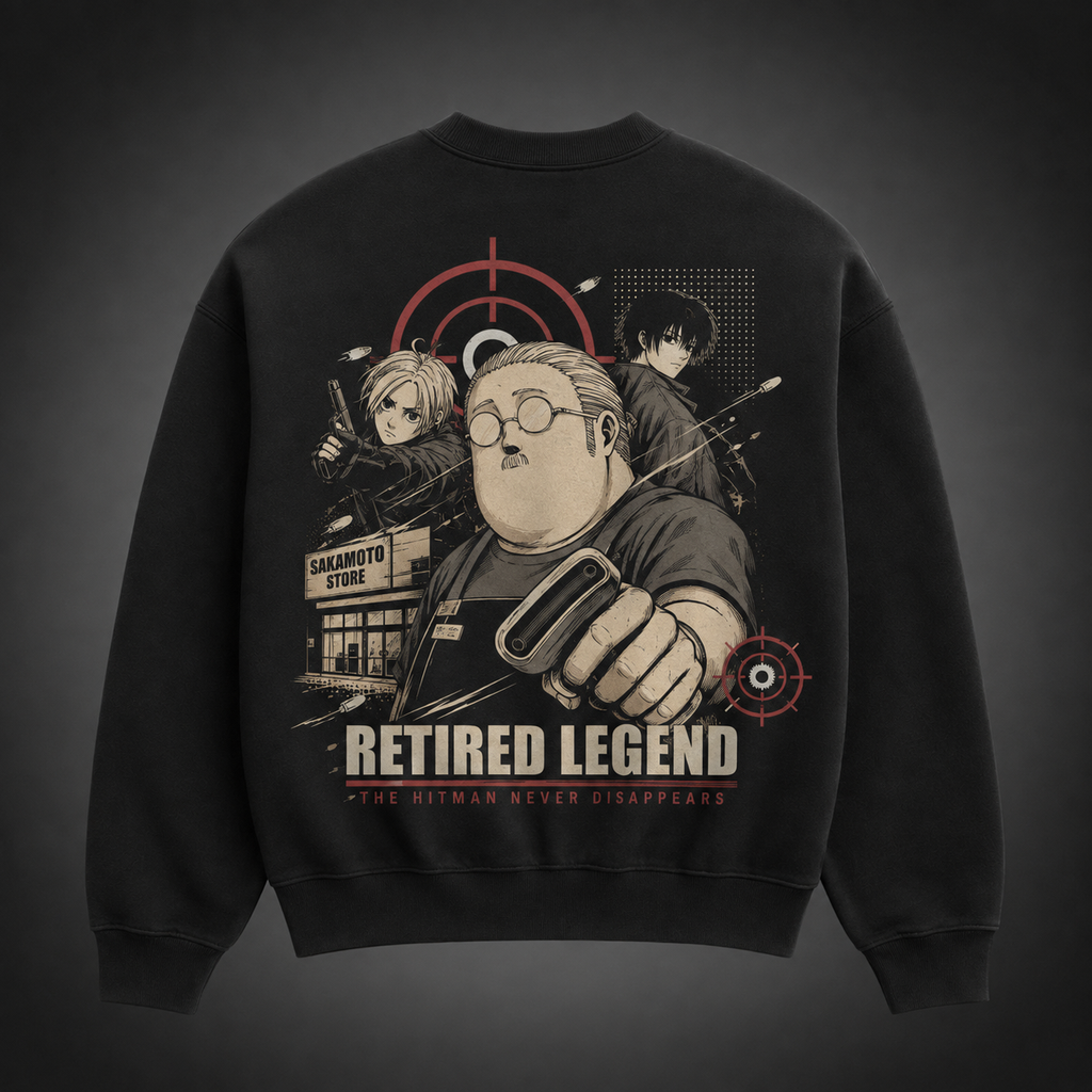 Taro Sakamoto & Shin Asakura Sakamoto Days Anime Sweatshirt - Retired Legend