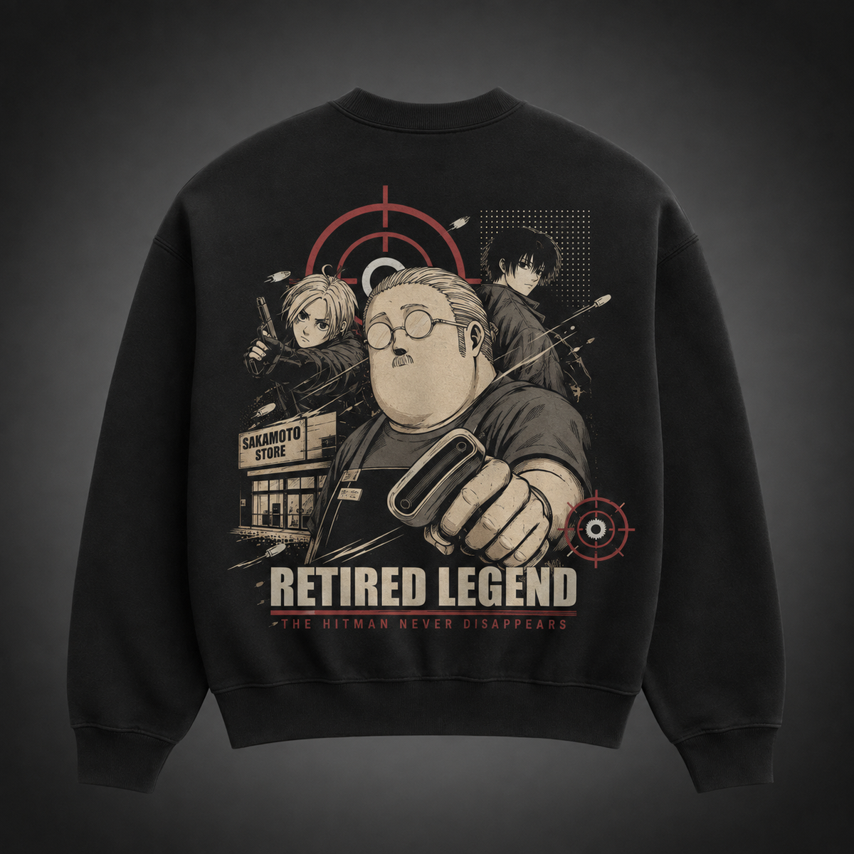 Taro Sakamoto & Shin Asakura Sakamoto Days Anime Sweatshirt - Retired Legend