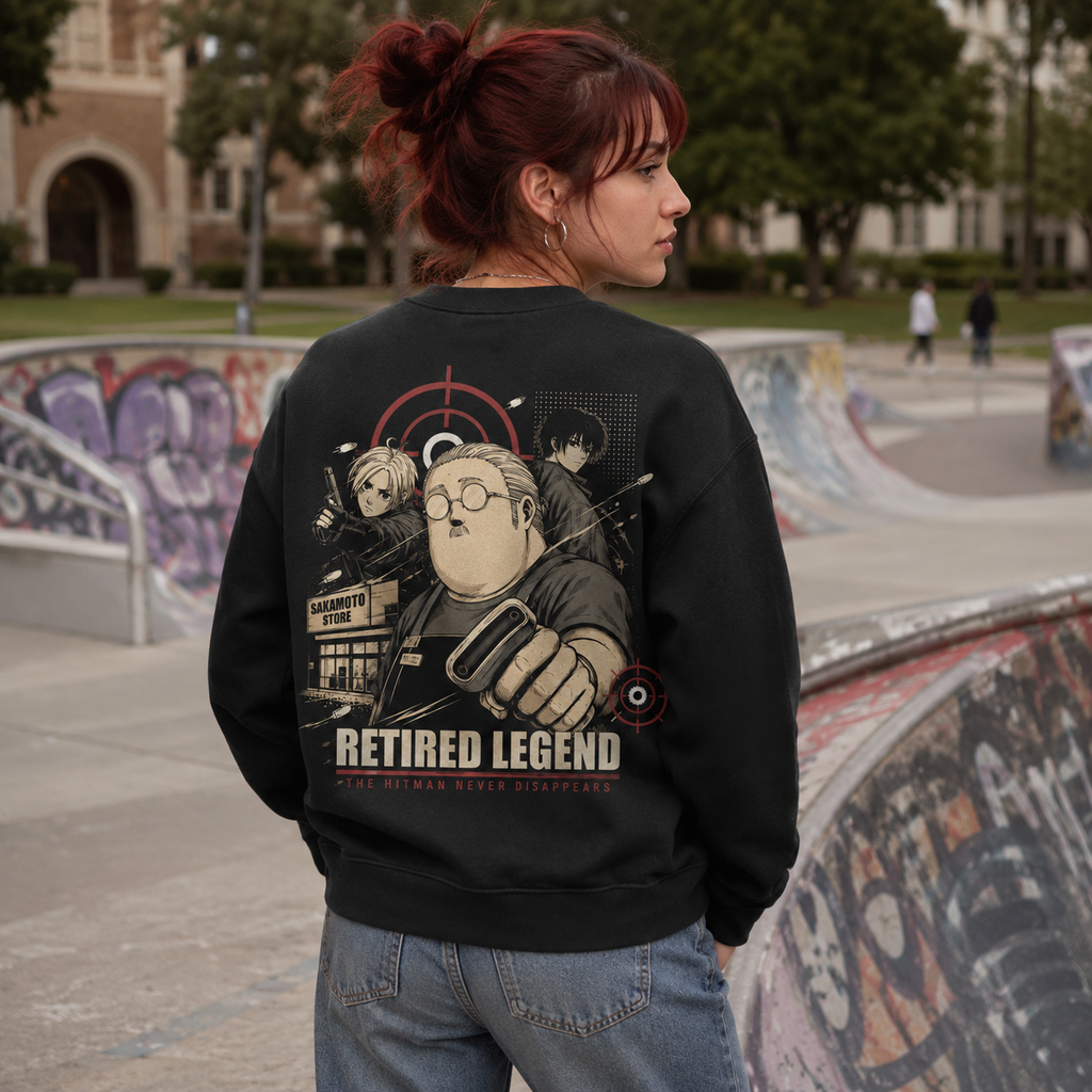 Taro Sakamoto & Shin Asakura Sakamoto Days Anime Sweatshirt - Retired Legend