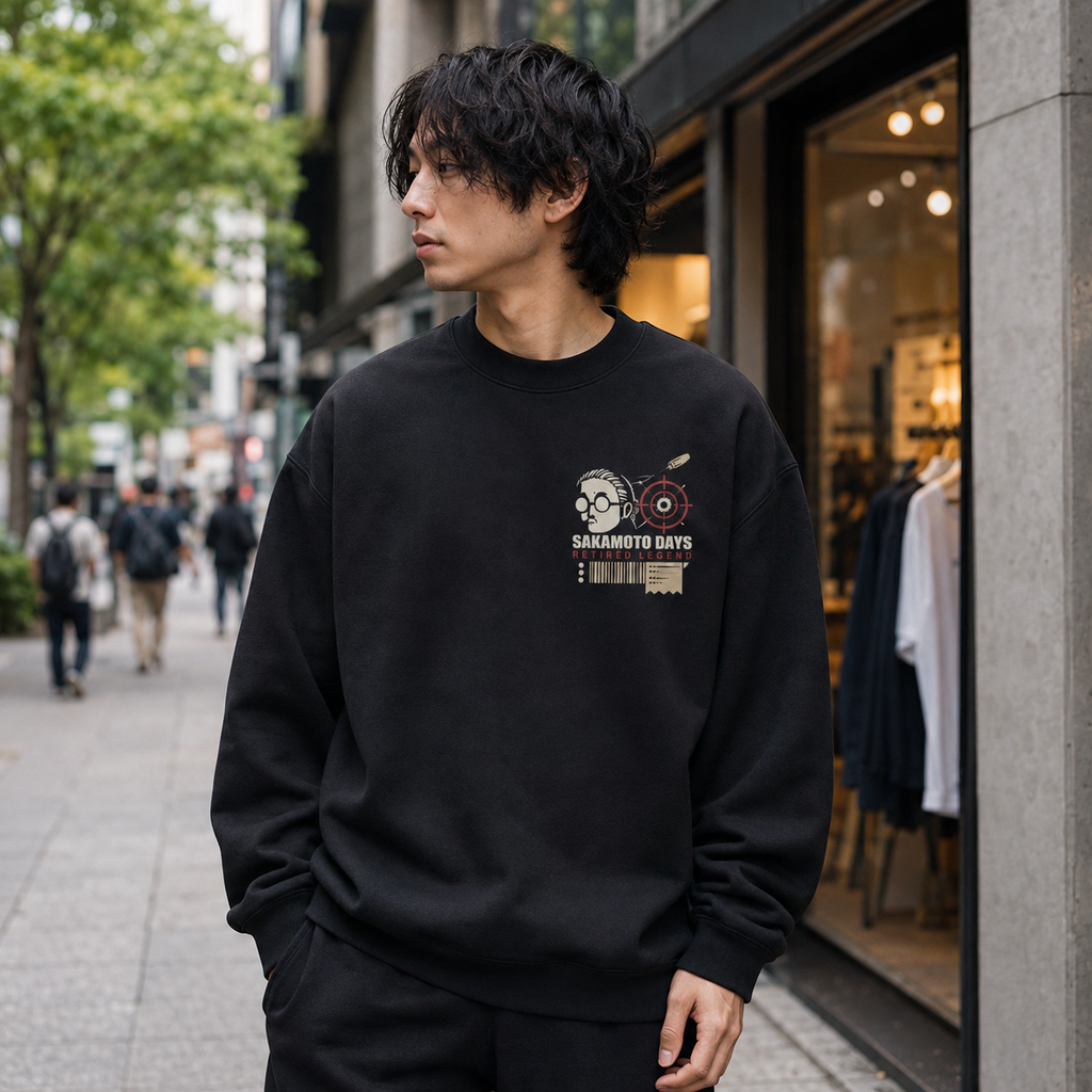Taro Sakamoto & Shin Asakura Sakamoto Days Anime Sweatshirt - Retired Legend