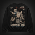 Taro Sakamoto & Shin Asakura Sakamoto Days Anime Sweatshirt - Retired Not Rusted
