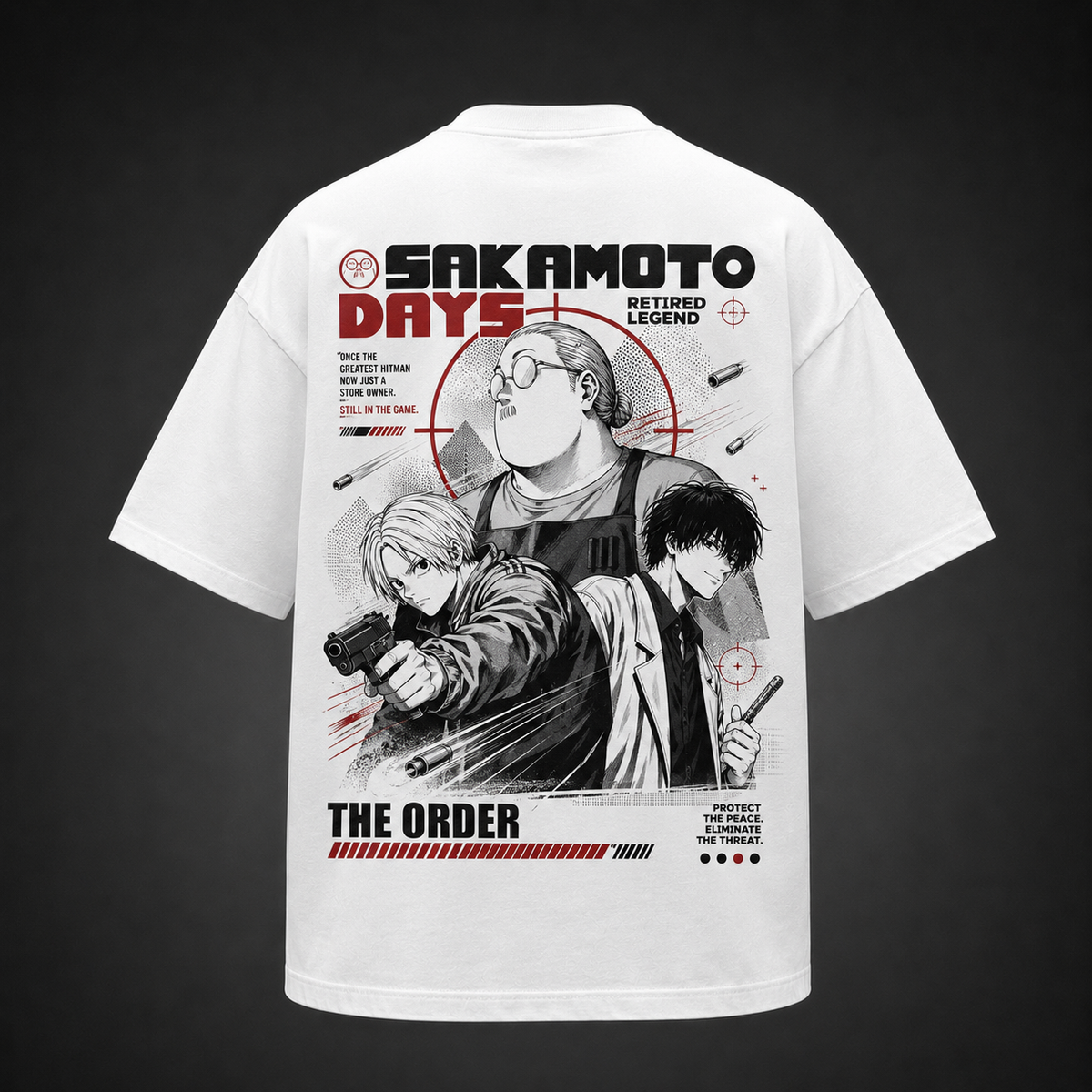 Taro Sakamoto & Shin Asakura Sakamoto Days Anime Graphic Tee - The Order