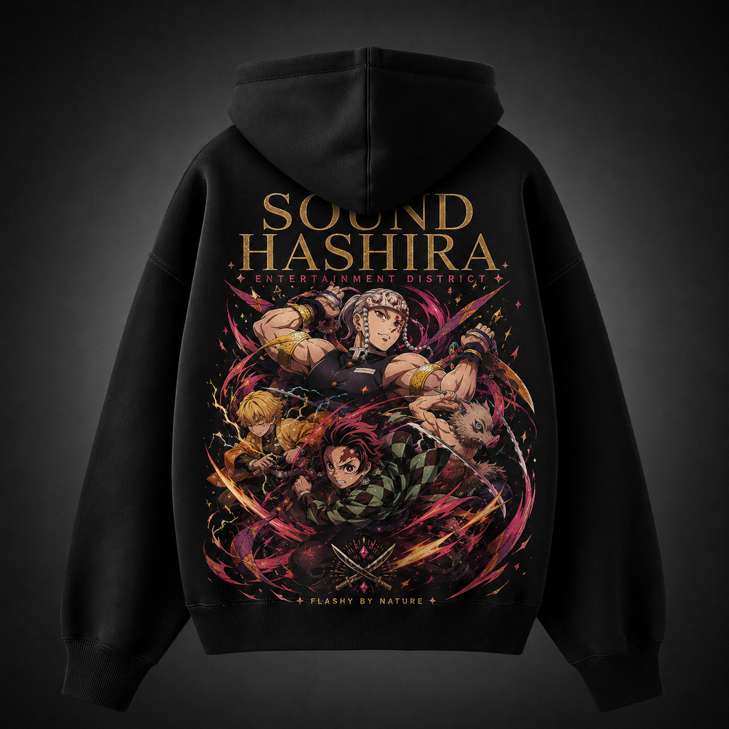 Tengen Uzui Demon Slayer Anime Hoodie - Sound Hashira