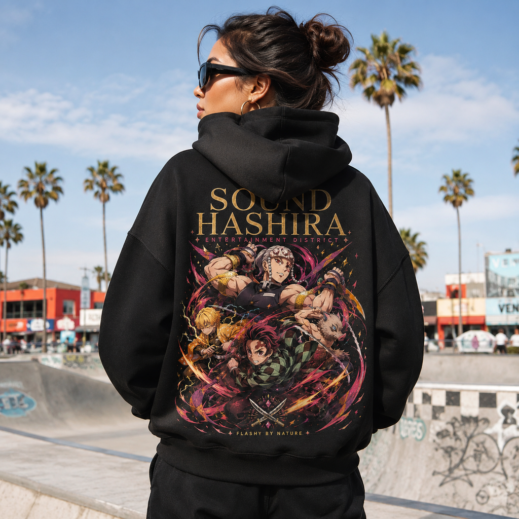 Tengen Uzui Demon Slayer Anime Hoodie - Sound Hashira