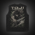 Toji Fushiguro Jujutsu Kaisen Anime Tank Top - All Kill Intent Acid Wash Vest