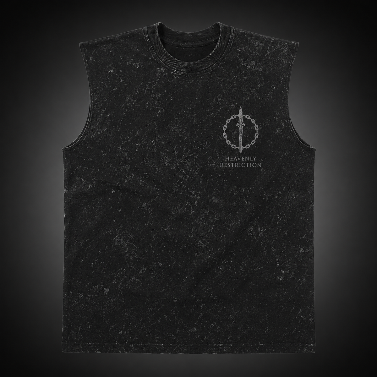 Toji Fushiguro Jujutsu Kaisen Anime Tank Top - Raw Instinct Acid Wash Vest