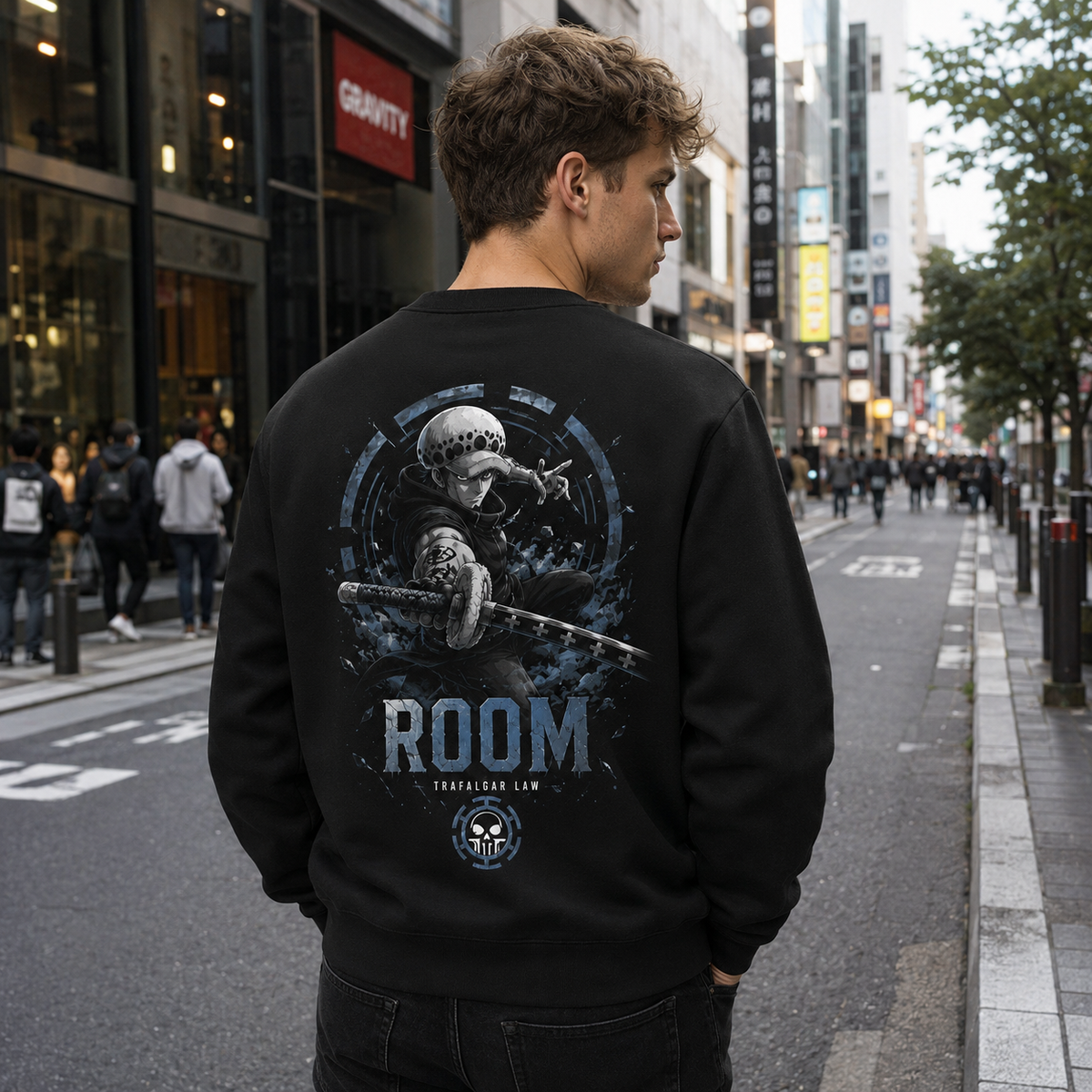 Trafalgar Law One Piece Anime Sweatshirt - Room Surgeon