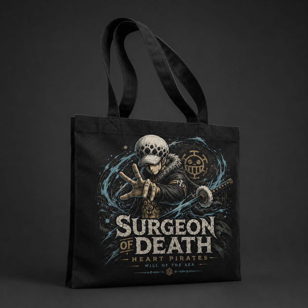 Trafalgar Law One Piece Anime Canvas Tote Bag - Surgeon Of Death