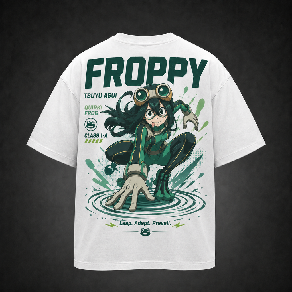 Tsuyu Asui My Hero Academia Anime Graphic Tee - Froppy Leap