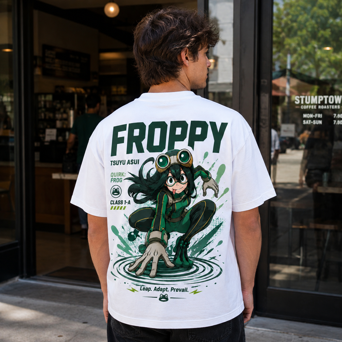 Tsuyu Asui My Hero Academia Anime Graphic Tee - Froppy Leap