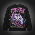 Turbo Granny Dandadan Anime Sweatshirt - Cursed Cat Run