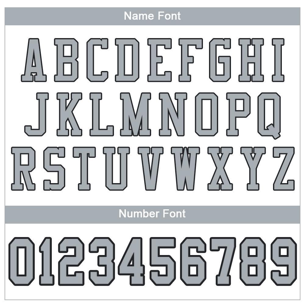 Custom Football Jersey - White Silver-Black Mesh - Style White0032