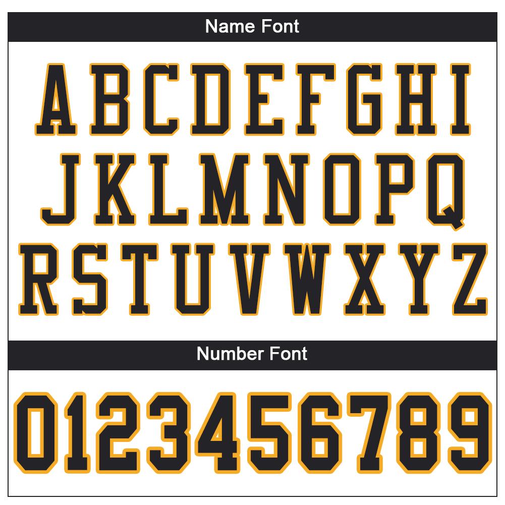Custom Football Jersey - White Black-Gold Mesh - Style White0207