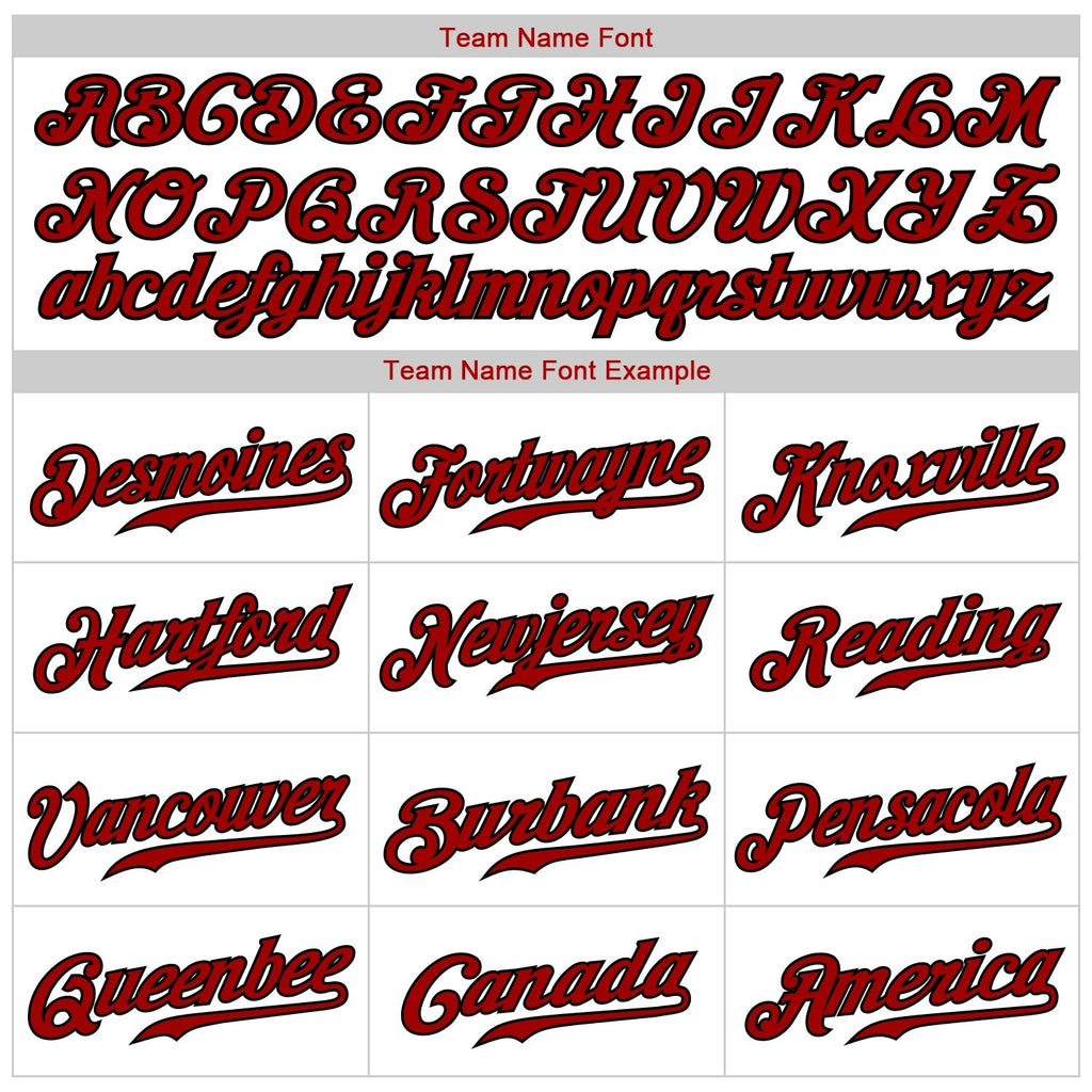 Custom Baseball Jersey - White Black Pinstripe Red-Black