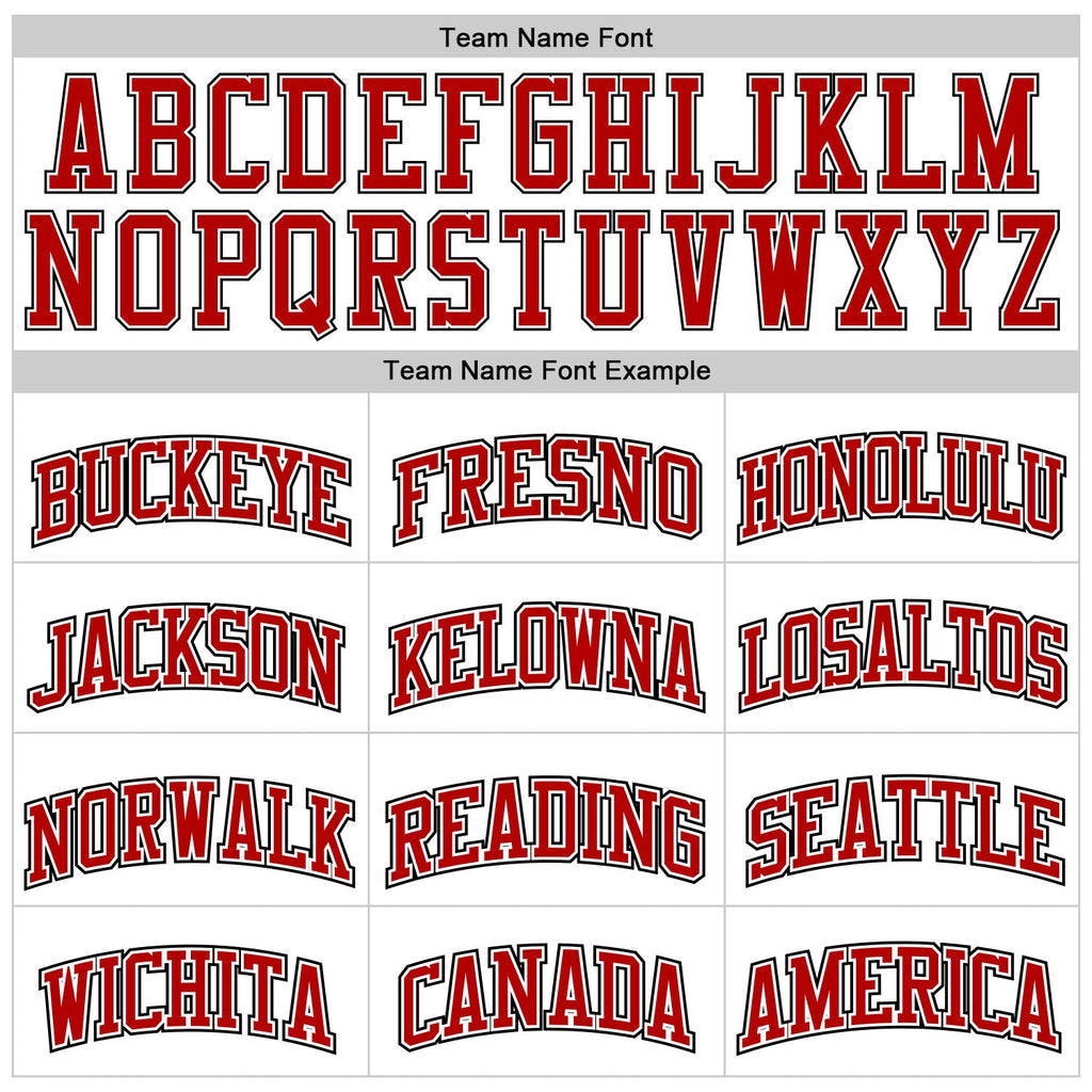 Custom Basketball Jersey - White Red Pinstripe Red-Black