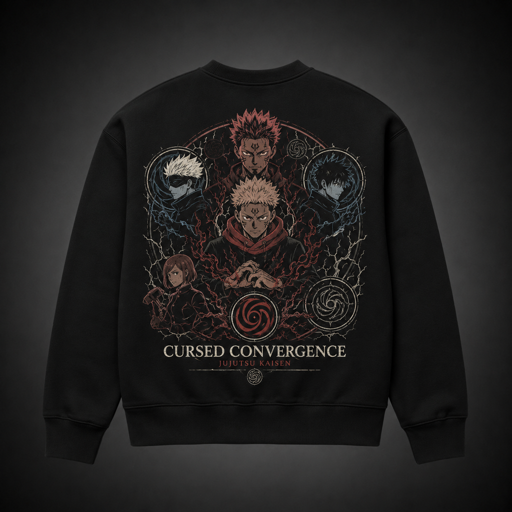 Yuji Itadori Jujutsu Kaisen Anime Sweatshirt - Cursed Convergence