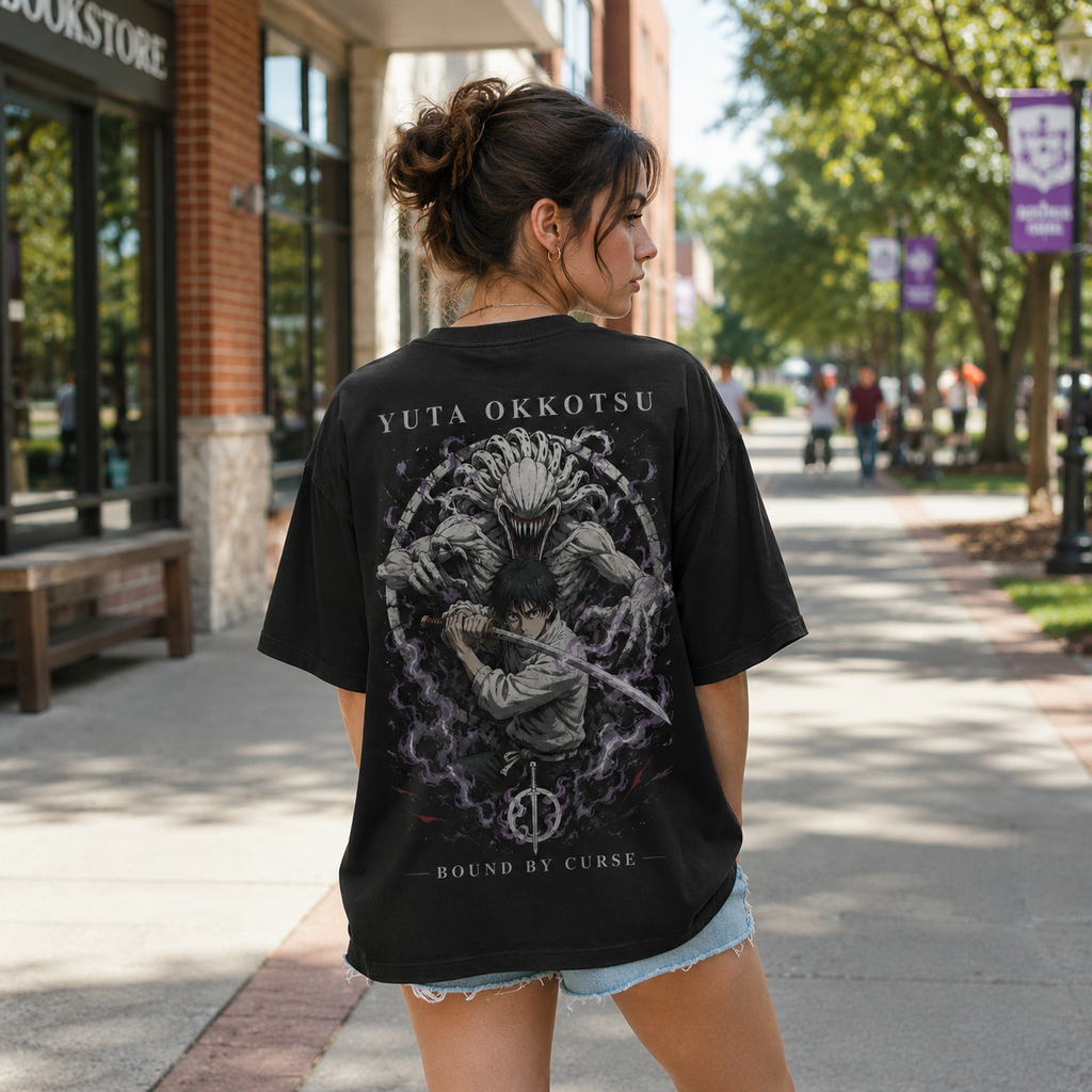 Yuta Okkotsu Jujutsu Kaisen Anime Graphic Tee - Bound By Curse